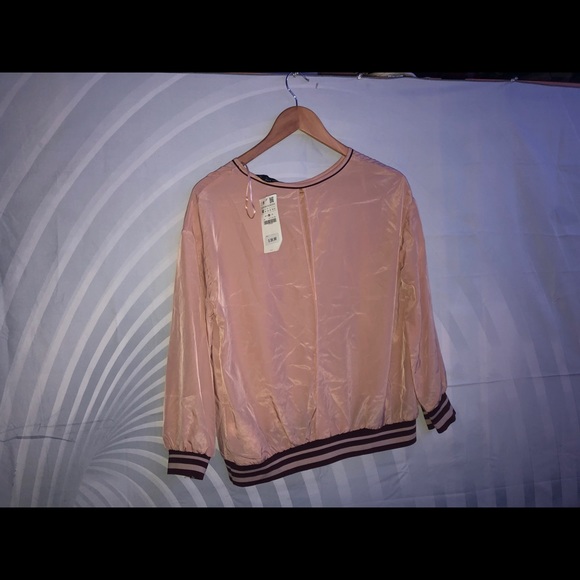 Zara Contrasting Rib Top - Picture 6 of 7